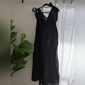 Eloquii Black V-Neck Jumpsuit